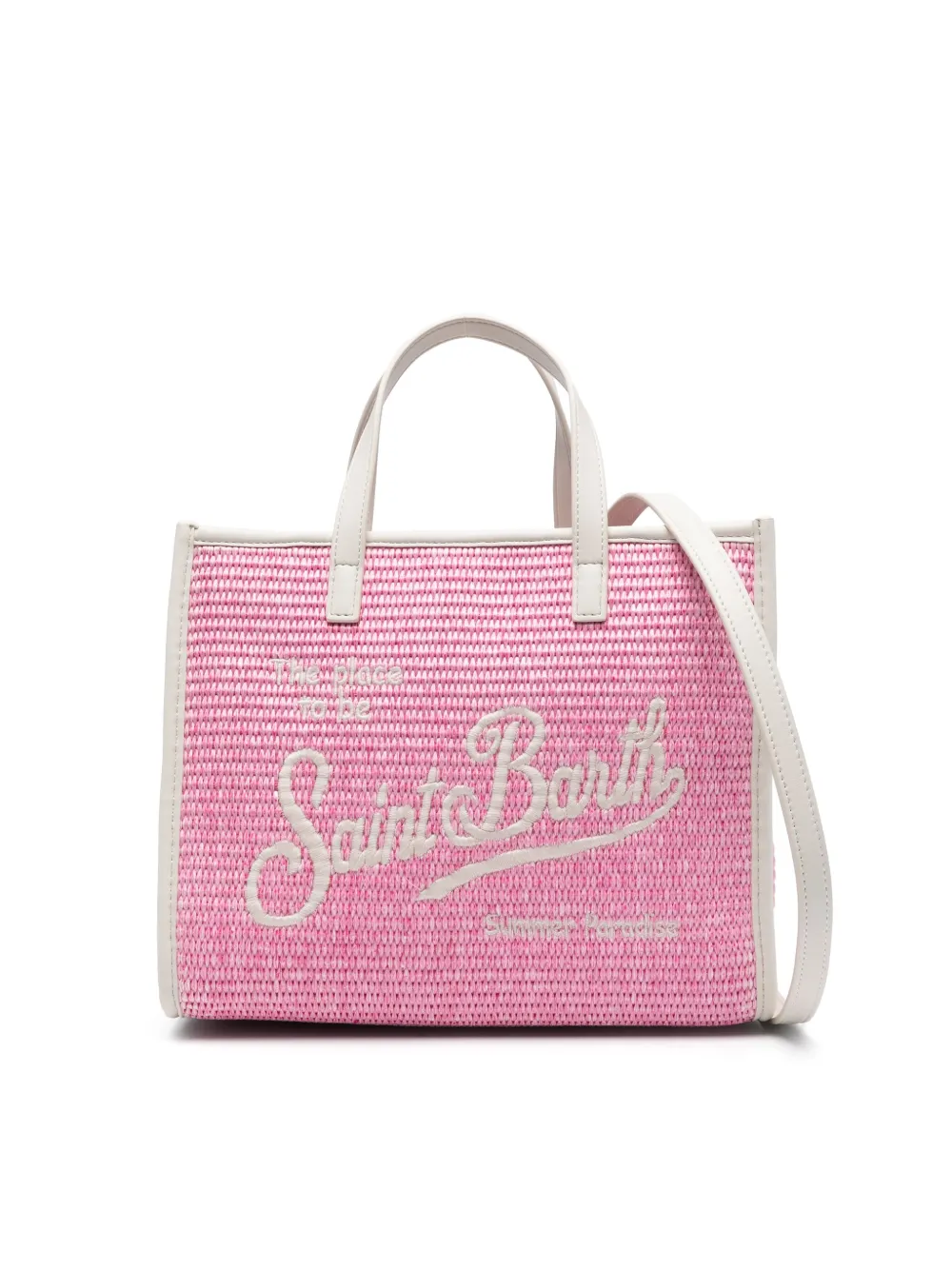 MC2 Saint Barth logo-print tote bag | Pink | Image 1