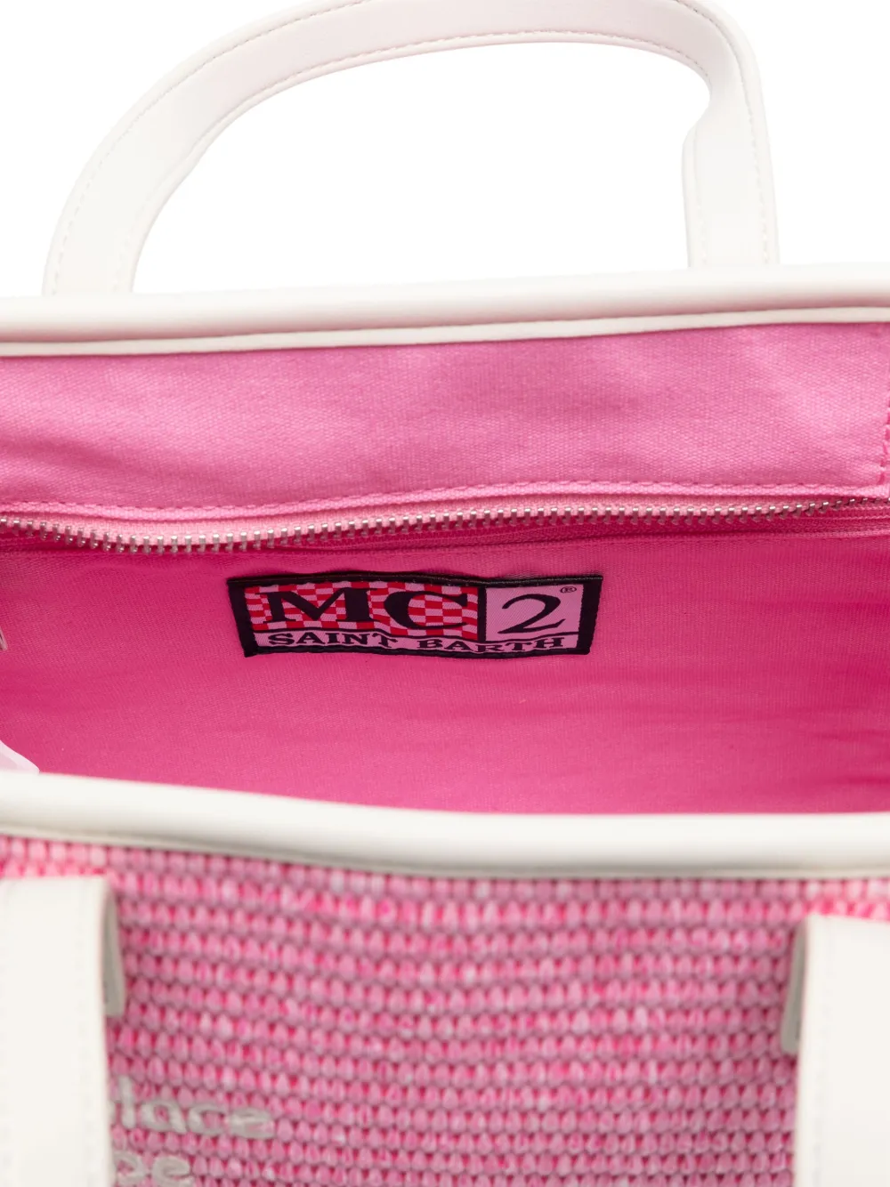 MC2 Saint Barth logo-print tote bag Roze