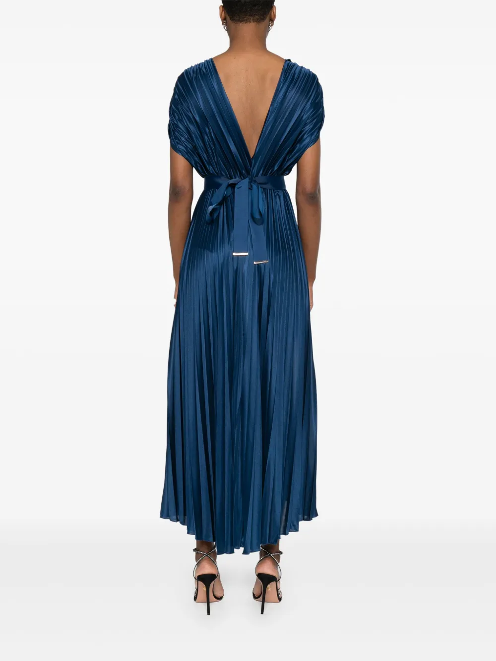 LIU JO Geplooide midi-jurk Blauw