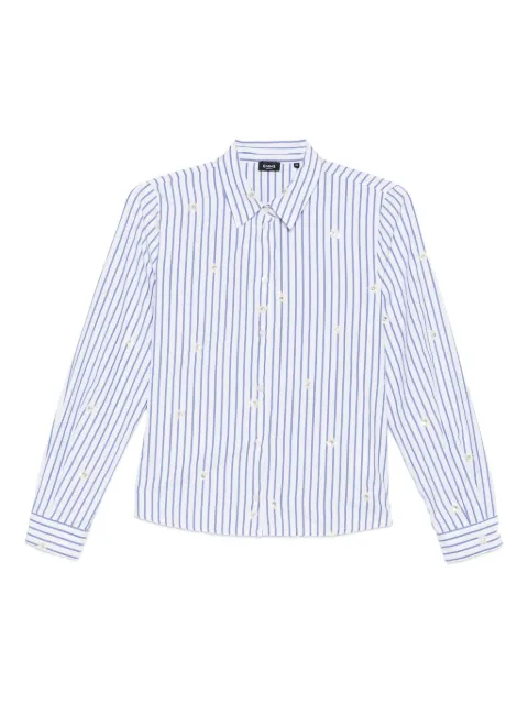 Marella striped embellished shirt
