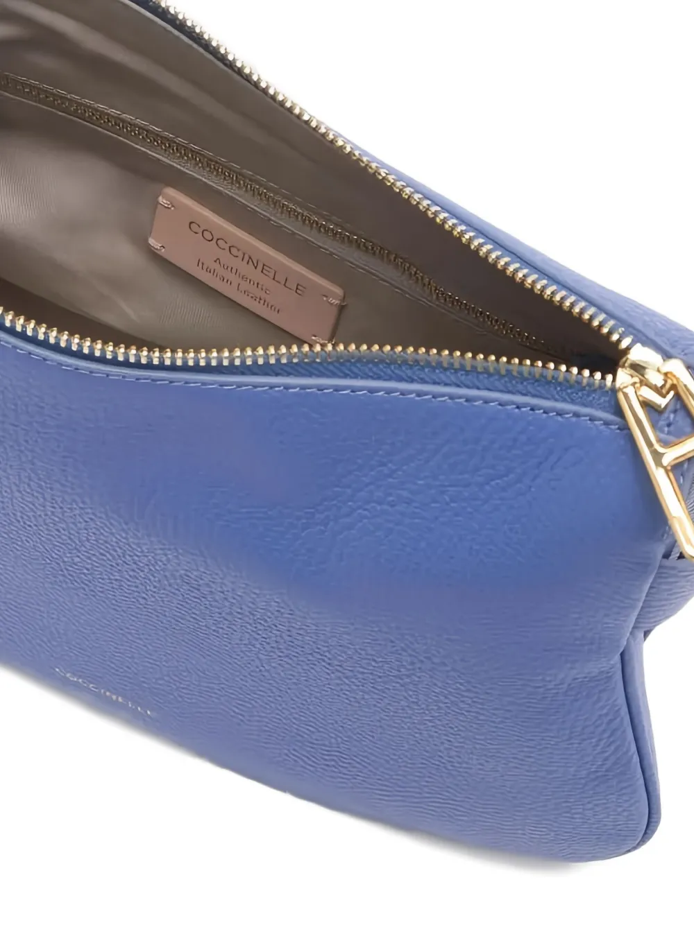 Coccinelle Magie schoudertas met gewelfde handgreep Blauw
