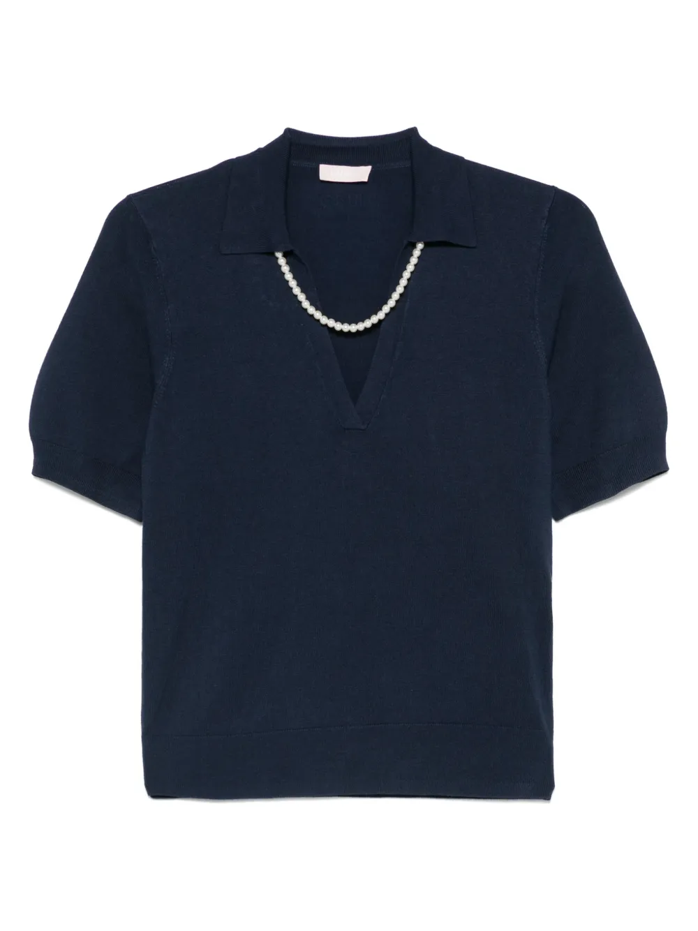 logo-embellished polo top