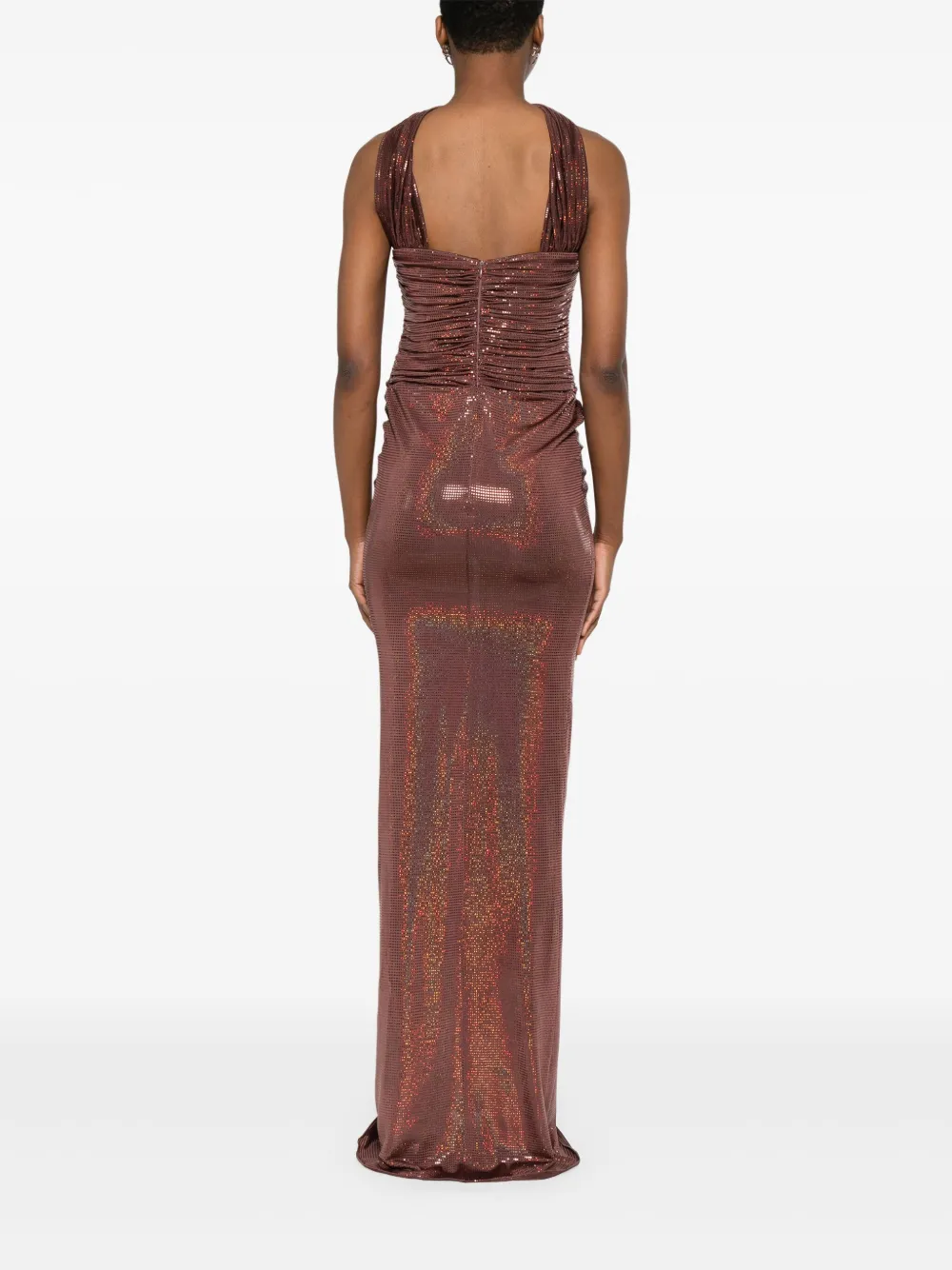 The New Arrivals Ilkyaz Ozel Mouwloze jurk Bruin