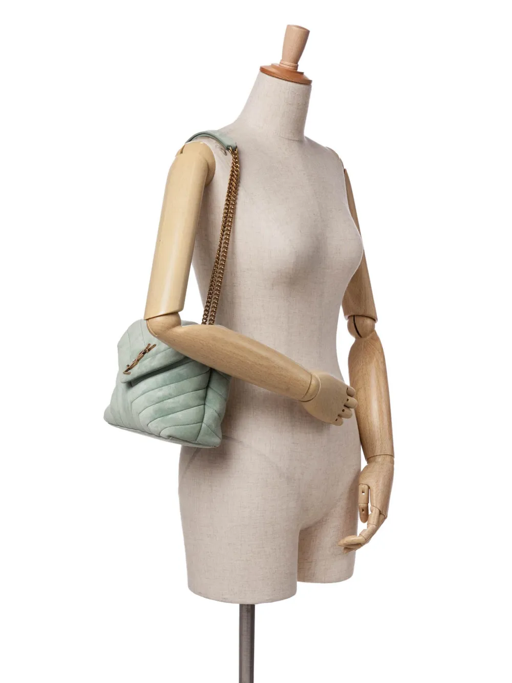 Saint Laurent Pre-Owned 2022 Small Suede Loulou shoulder bag | Pre-Owned | Image 2