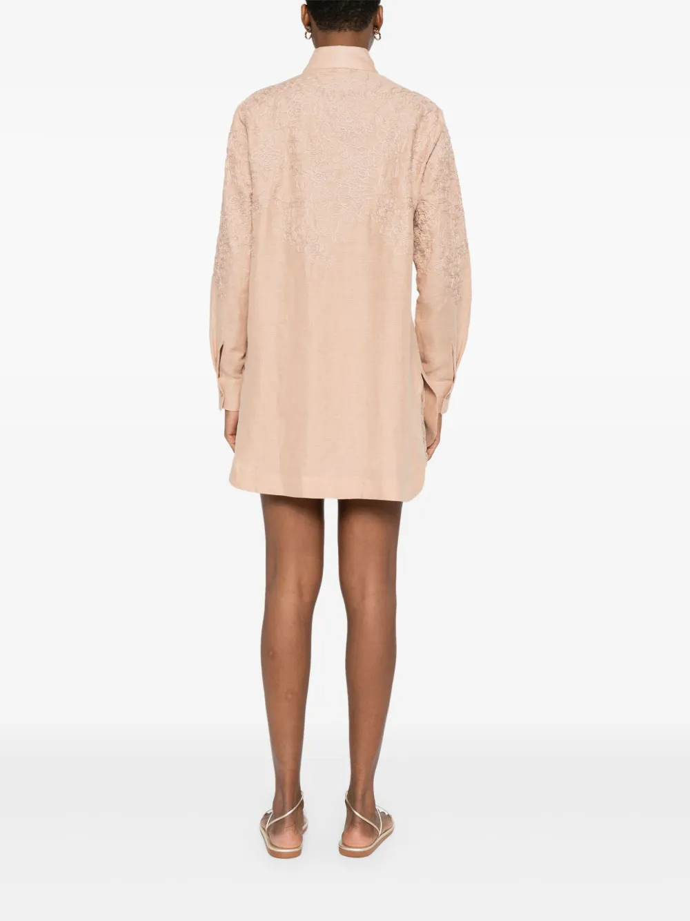 Ermanno Scervino Blouse met borduurwerk Beige
