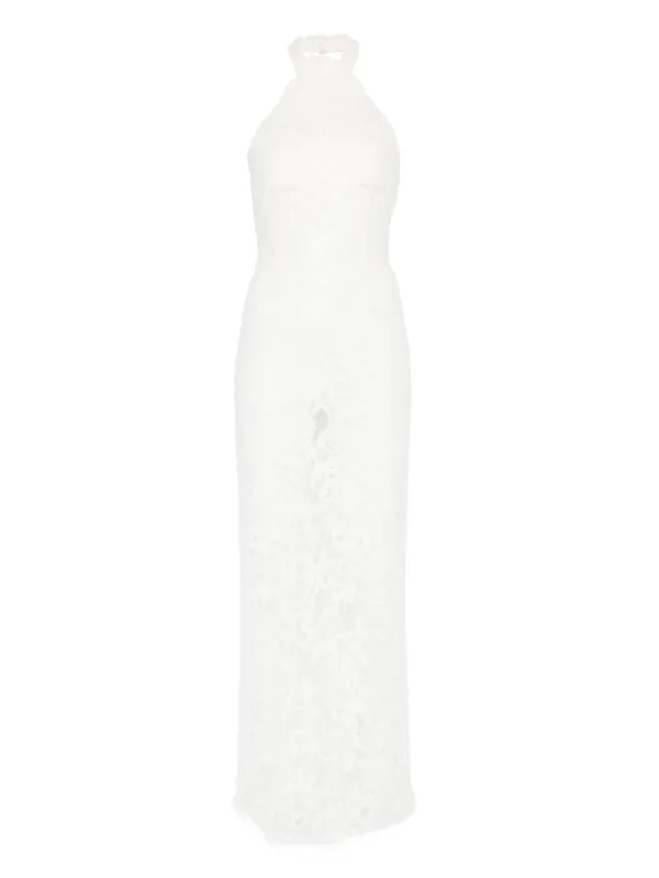 MANUR Cherie Lace Maxi Dress | White | FARFETCH GE