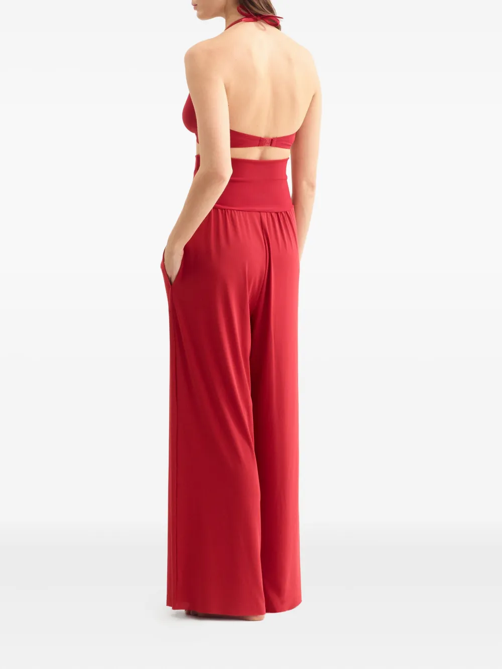 ERES Dao broek met wijde pijpen Rood