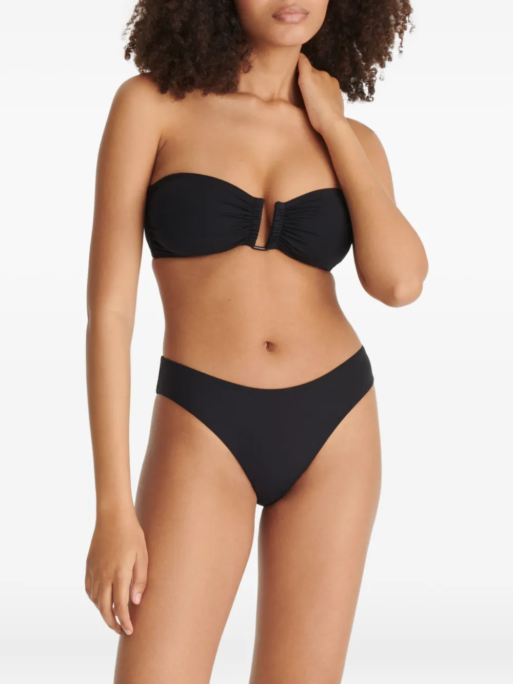 Eres Coulisses High-waisted Bikini Briefs In Black