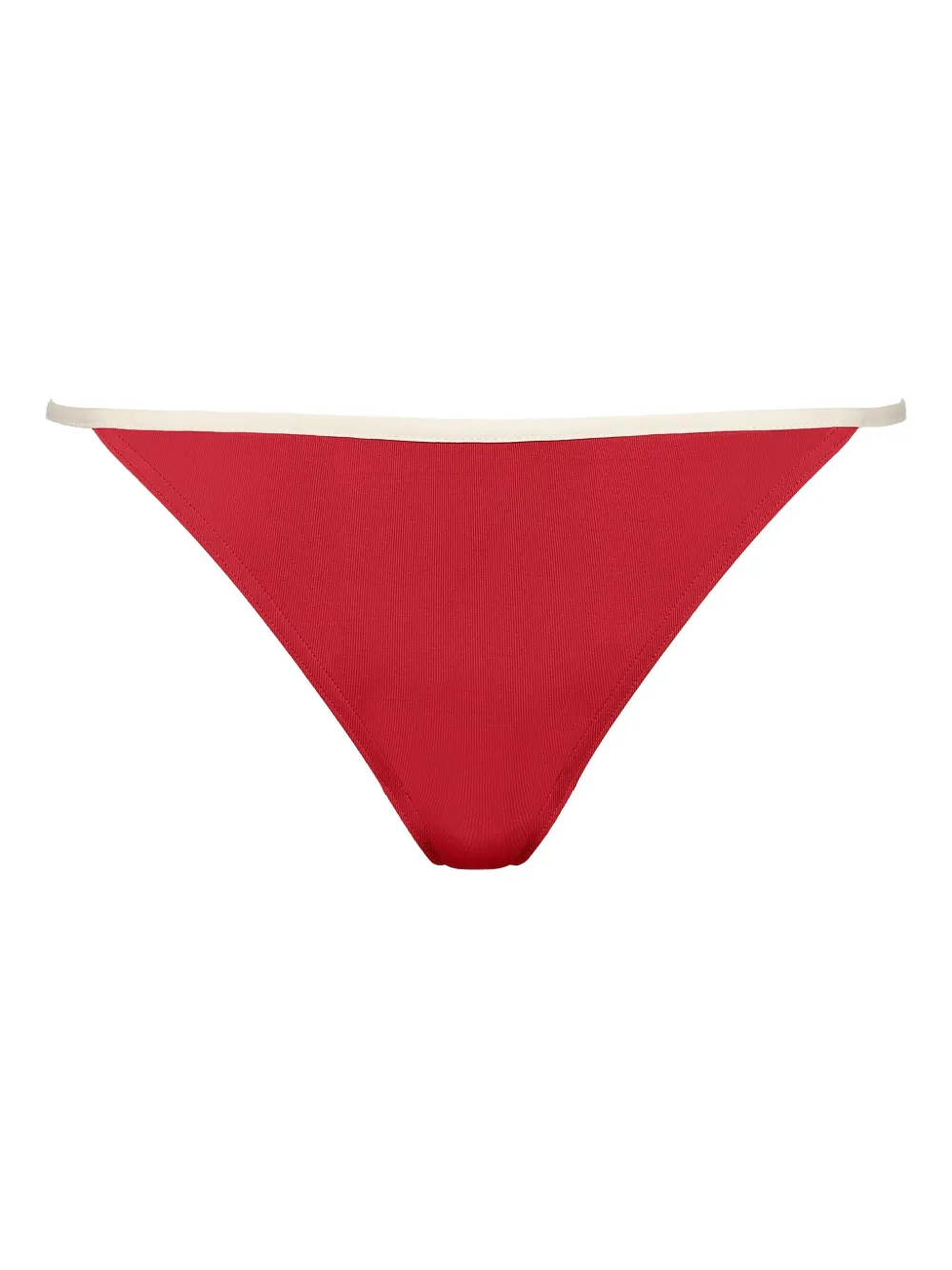 ERES Pat bikinislip met contrasterende afwerking Rood
