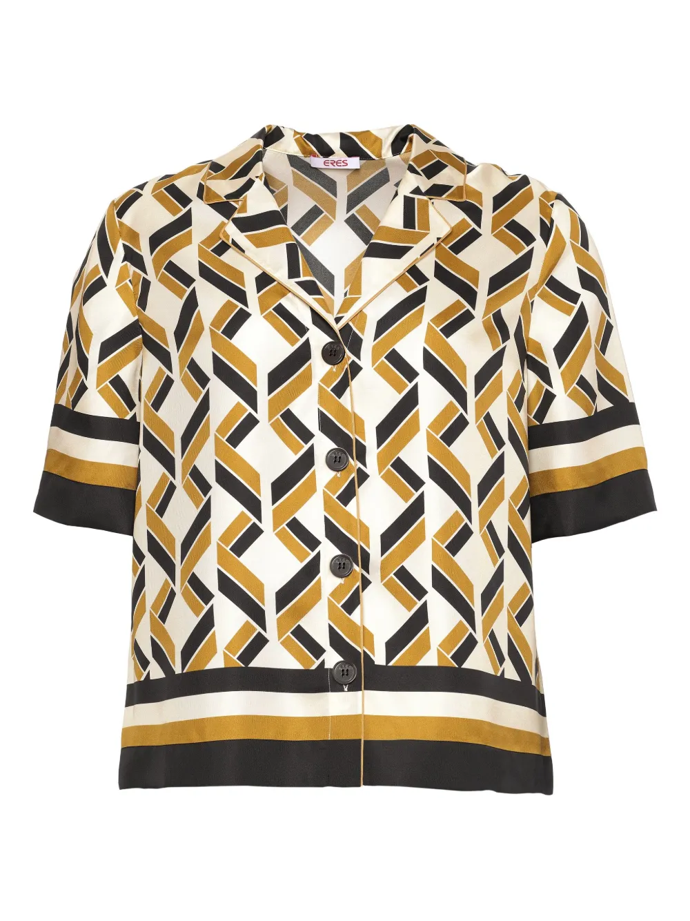 ERES Tube blouse met geometrische print Wit