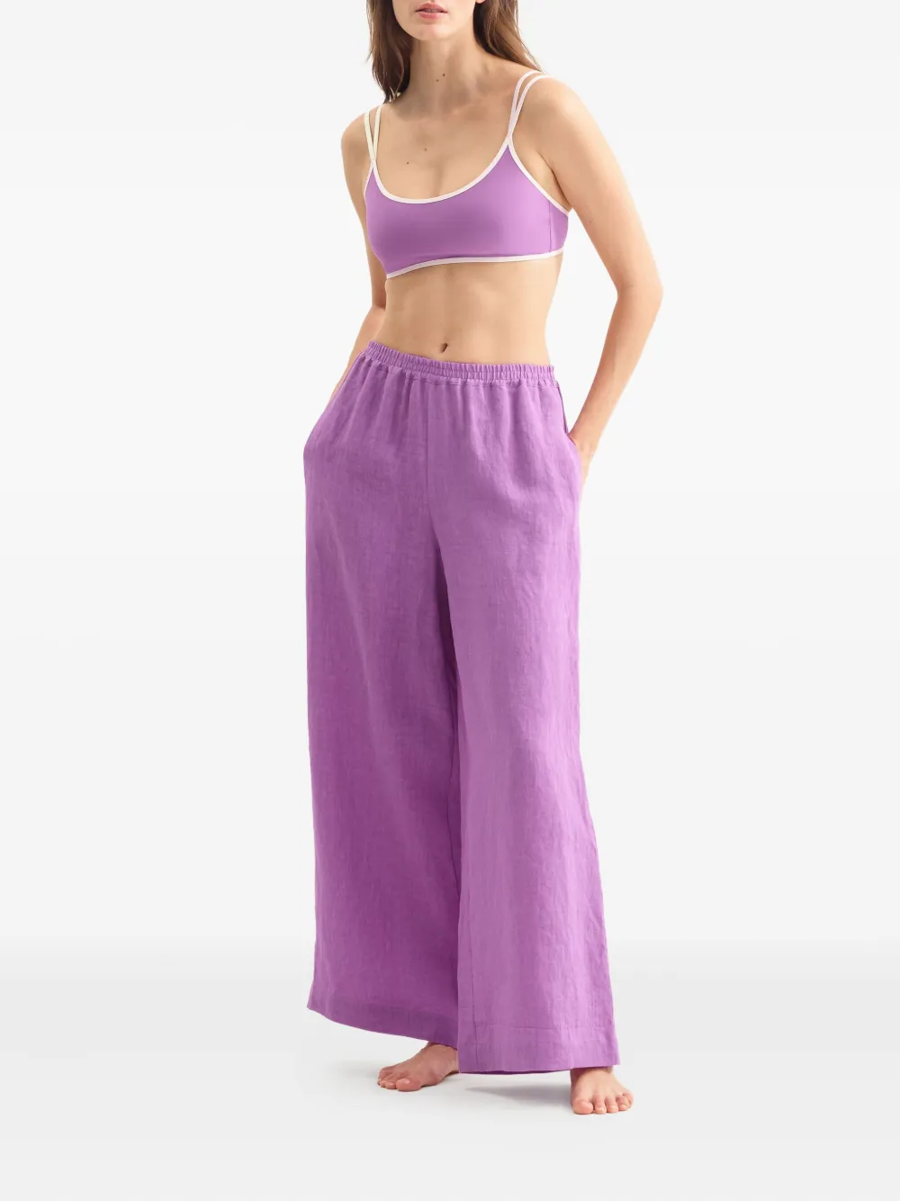 ERES Select linnen broek - Paars