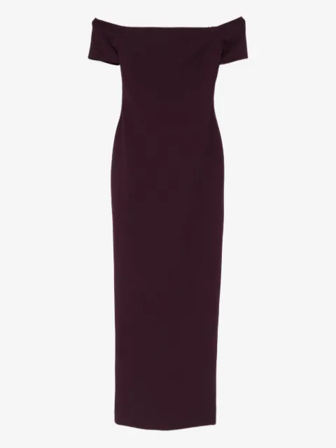Solace London vestido largo Nile
