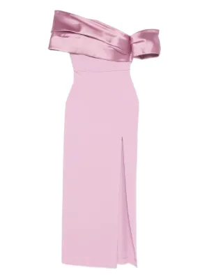 staud andrea dress pink Staud Andrea Off Shoulder Dress by Staud