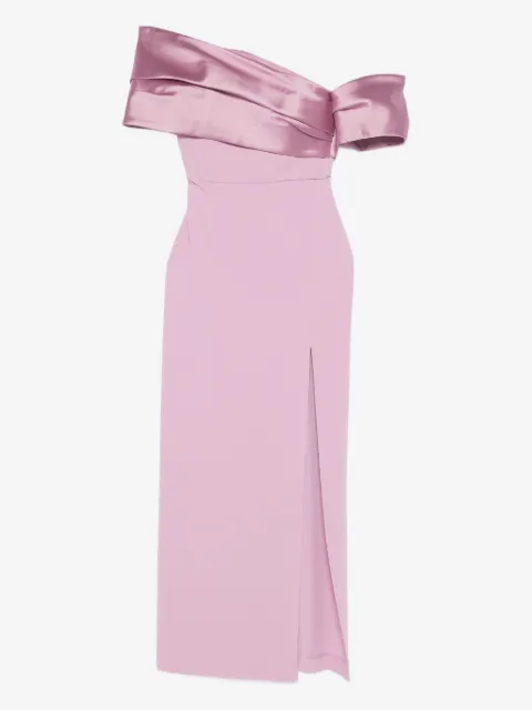 Solace London Schulterfreies Alexis Maxikleid