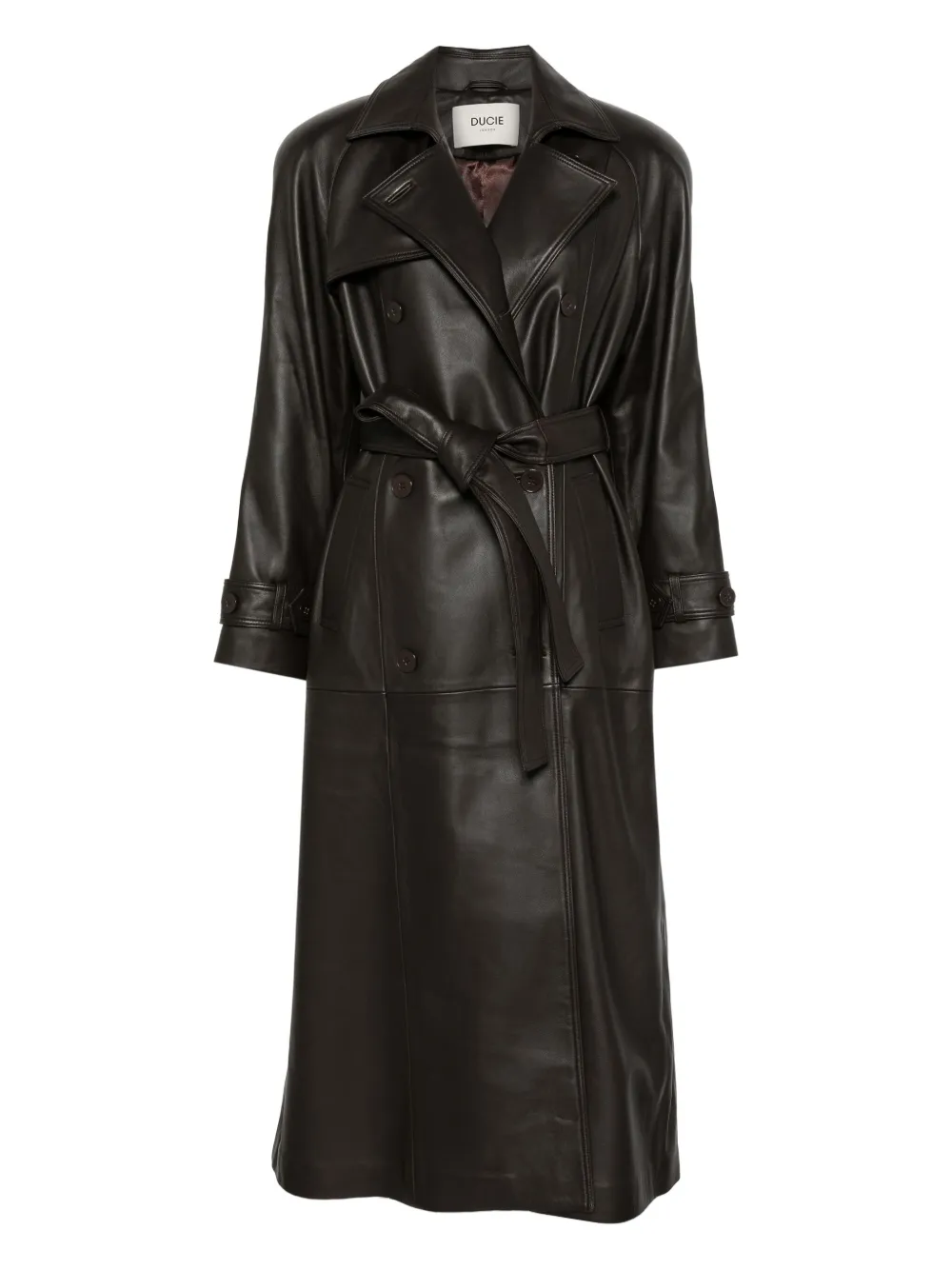 leather trench coat