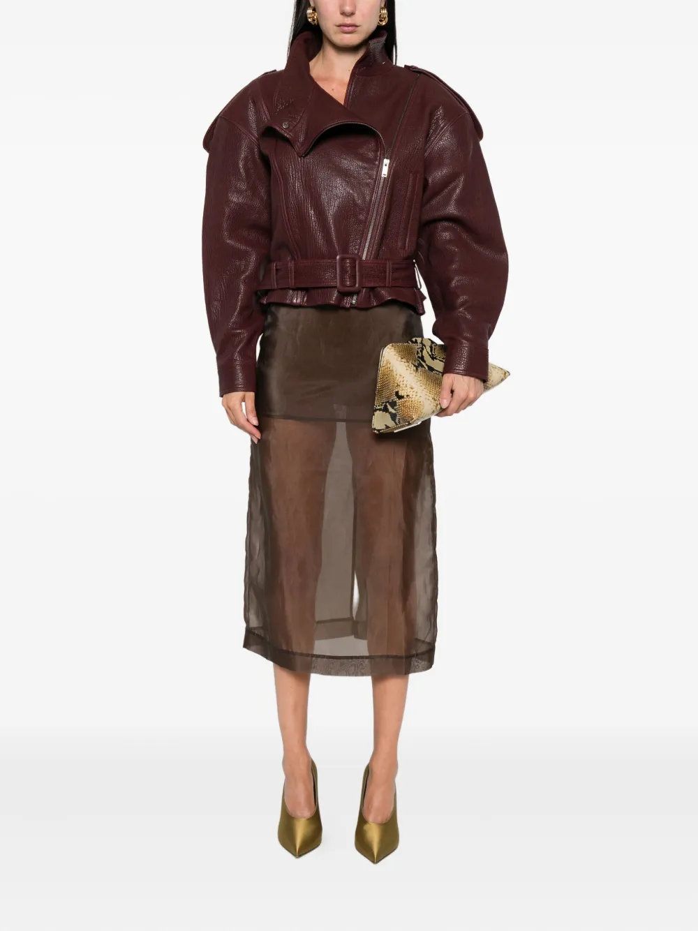 ducie grained leather jacket | Leather Jackets | Image 2