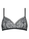 ERES triangle-shape lace bra - Black