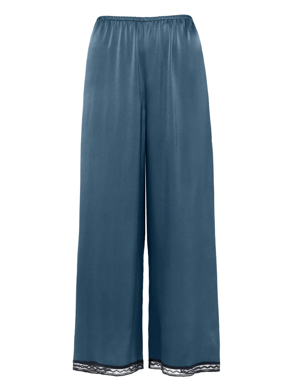 ERES lace-trimmed trousers | Blue | Image 1