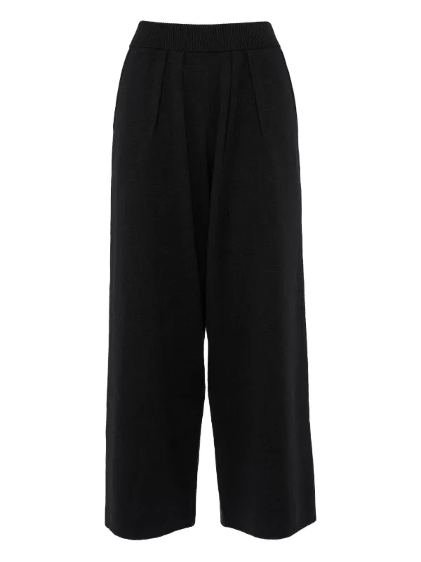 Eres Smooth Trousers in Black