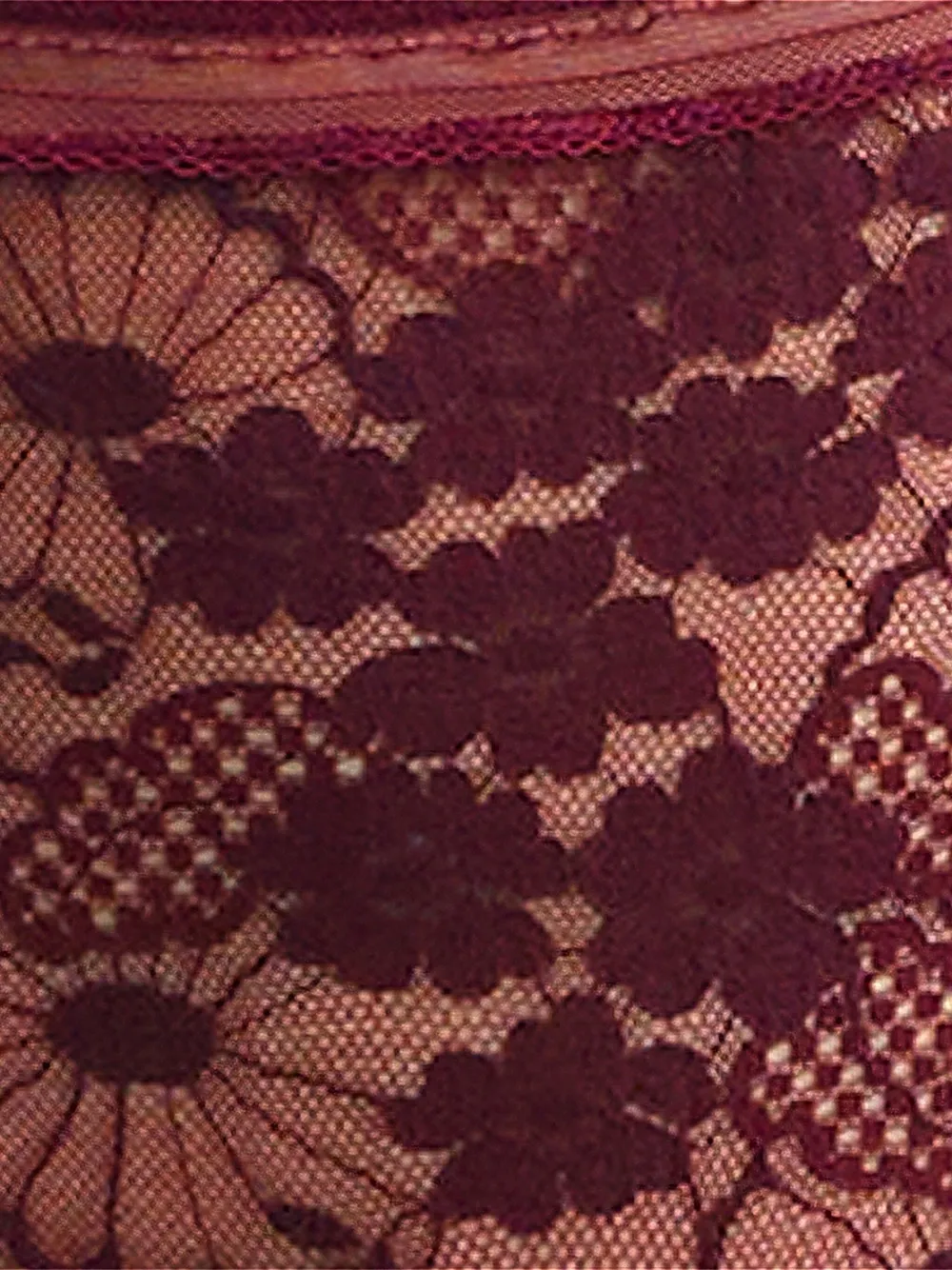 ERES Miellée slip met bloemenkant - Paars