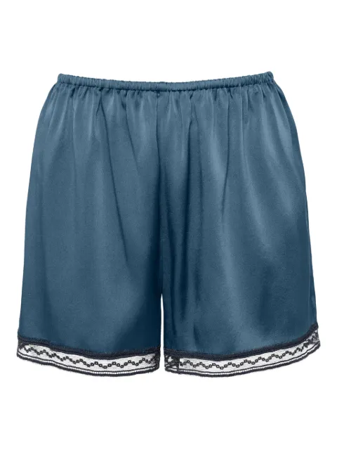 ERES Pretty lace-trim silk pajama shorts