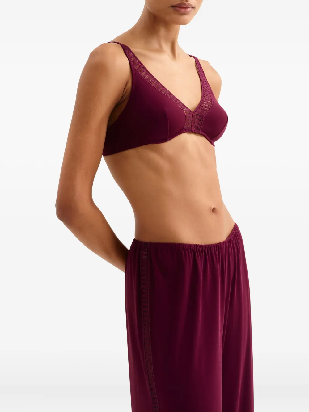 ERES Valérie Graph triangel bh met beugel Paars