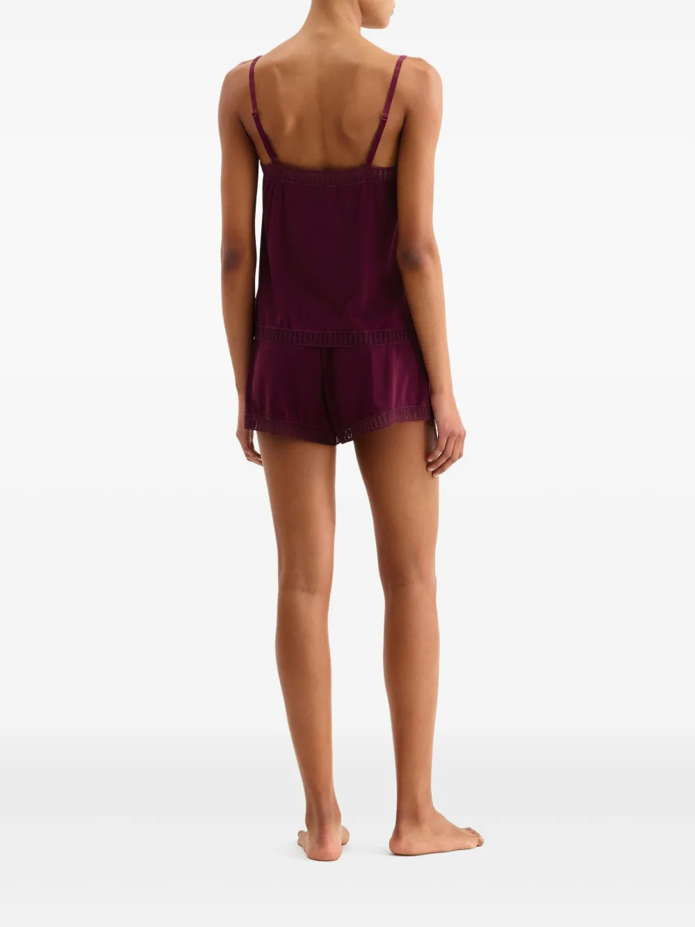 ERES Sylvie shorts met grafische print Paars