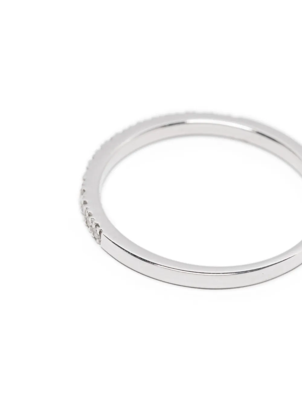  Rosekey 18kt White Gold Half-pavé Diamond Ring - Silver 