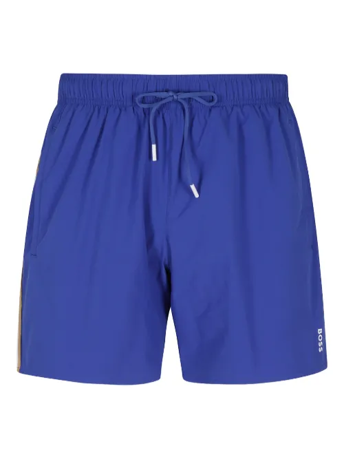 Short de bain à logo imprimé - BOSS - Modalova