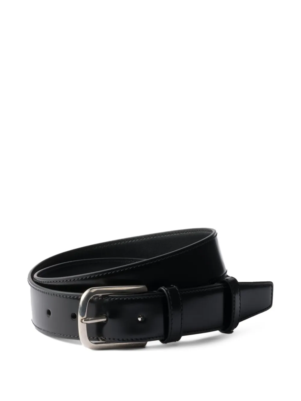 Prada brushed-leather belt | Black | Image 1