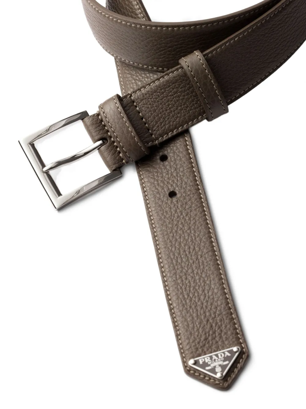 Prada grained-leather belt | Image 2