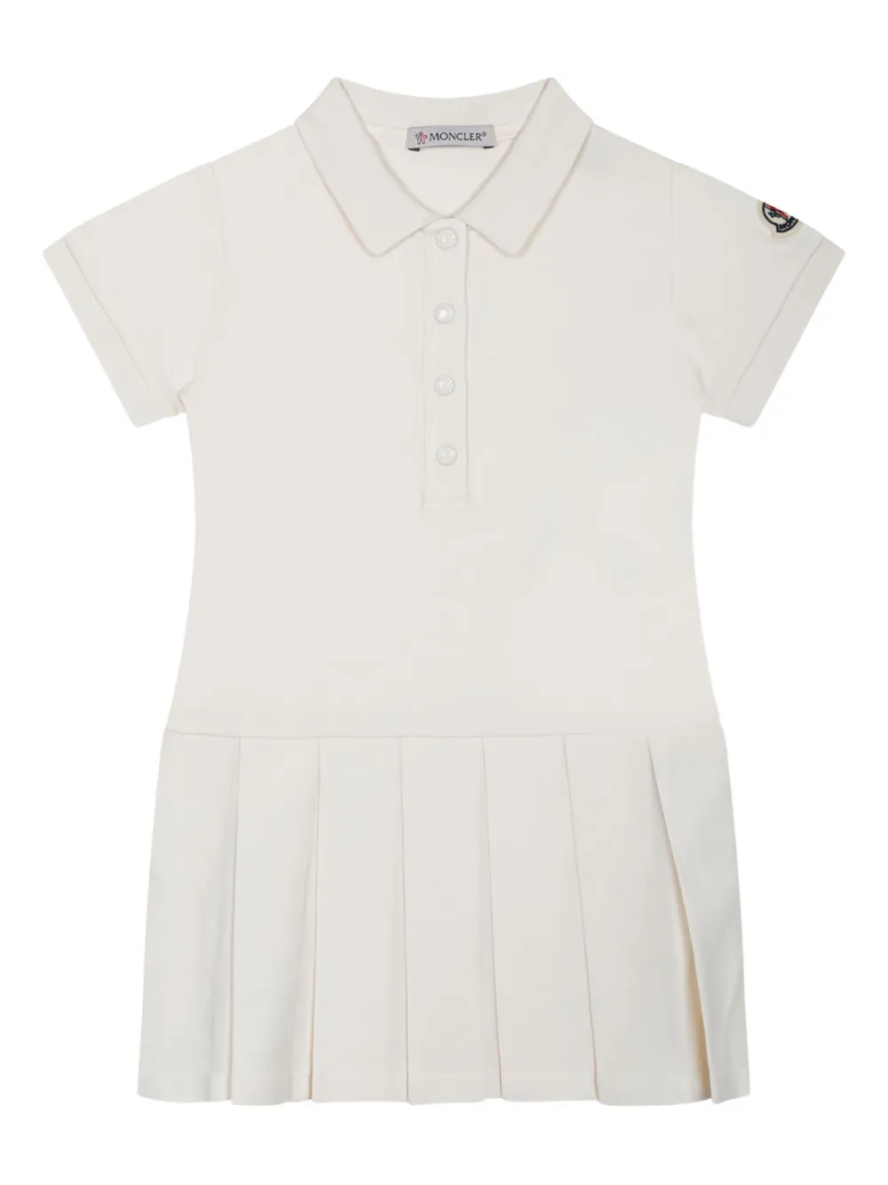 Moncler Enfant Katoenen jurk Wit