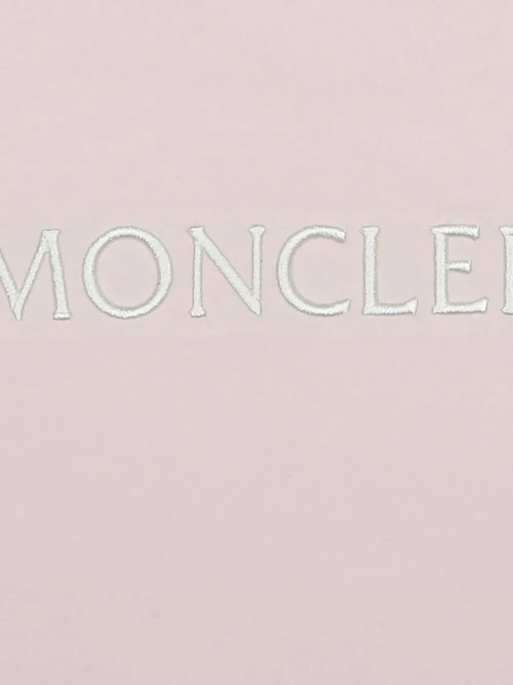 Moncler Enfant T-shirt met geborduurd logo Roze