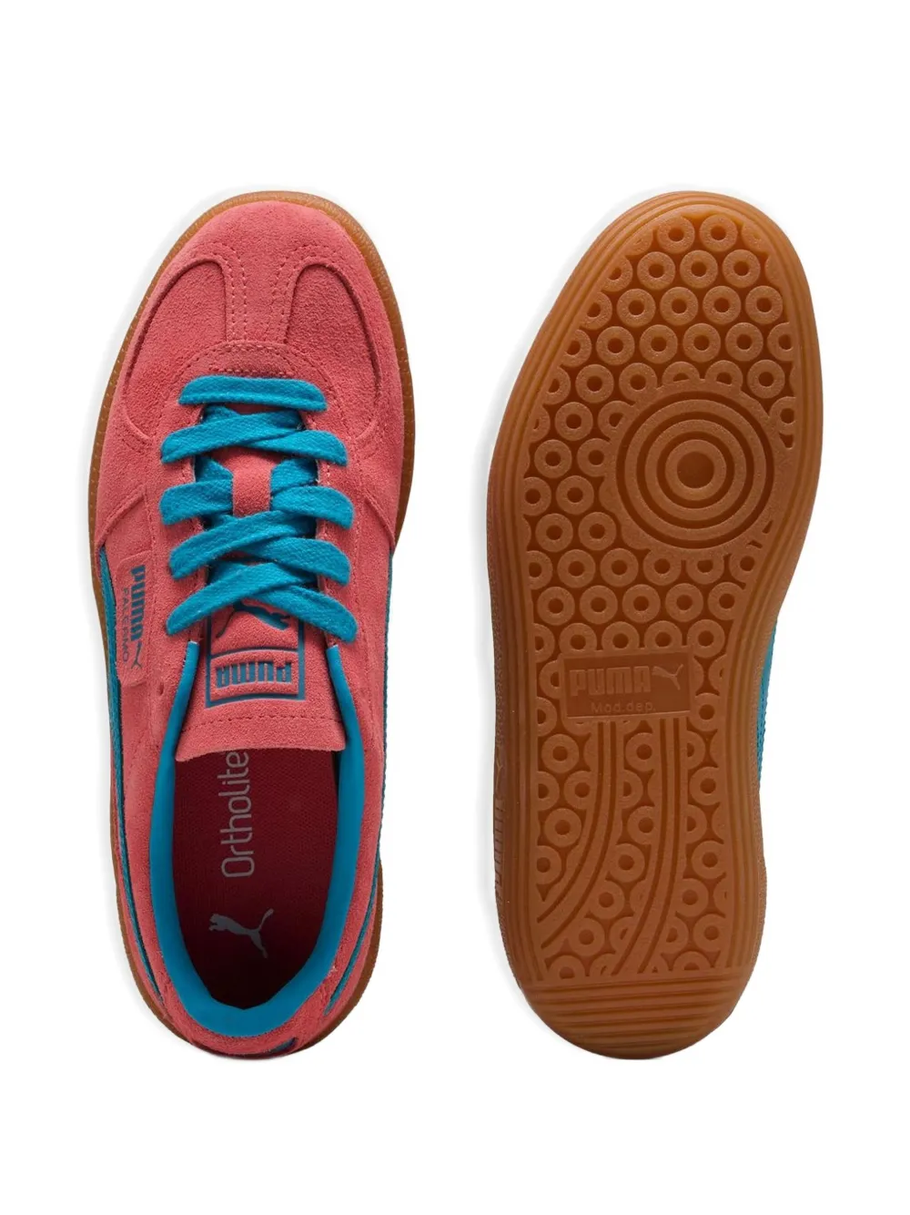 PUMA Palermo suede sneakers Red