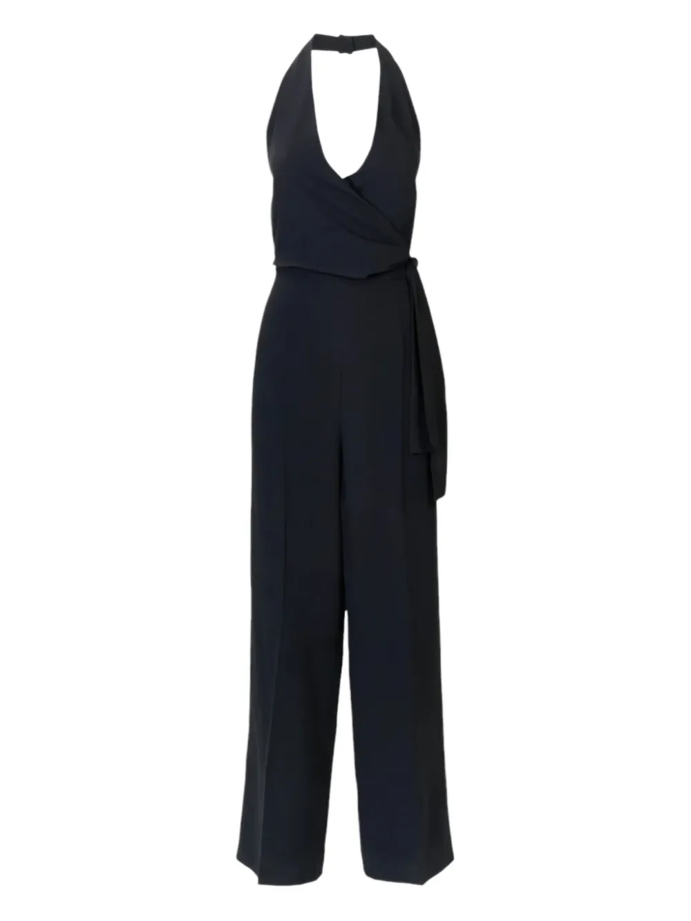 Caractere Halterneck Jumpsuit In Black