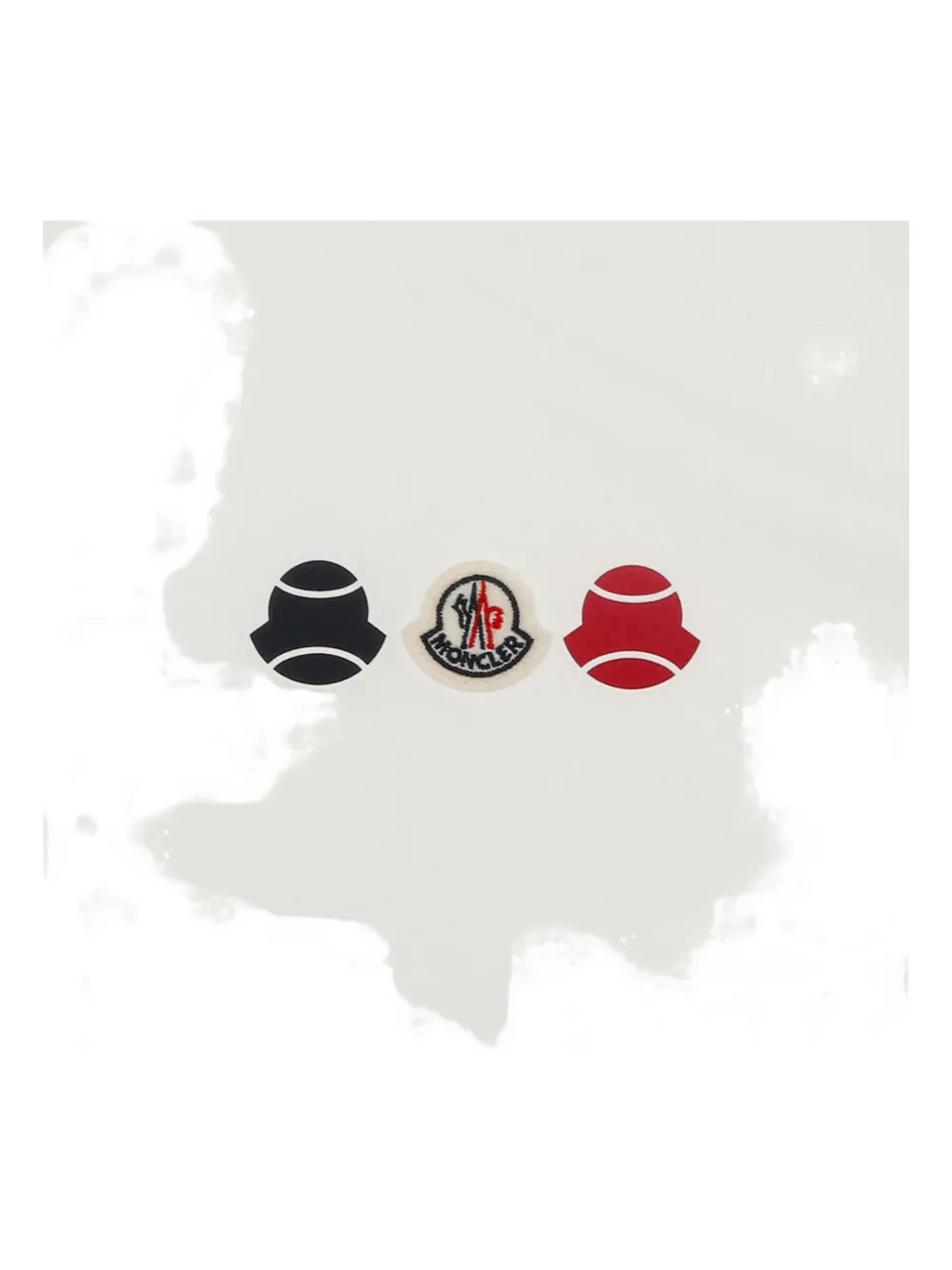 Moncler Enfant T-shirt met logopatch Wit