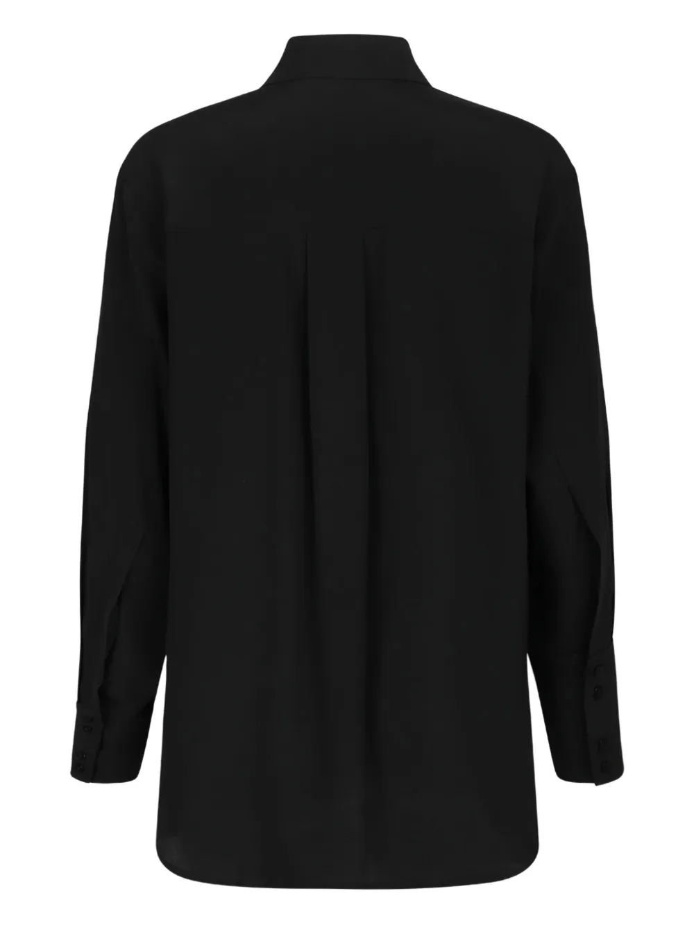 Caractère cotton shirt - Zwart