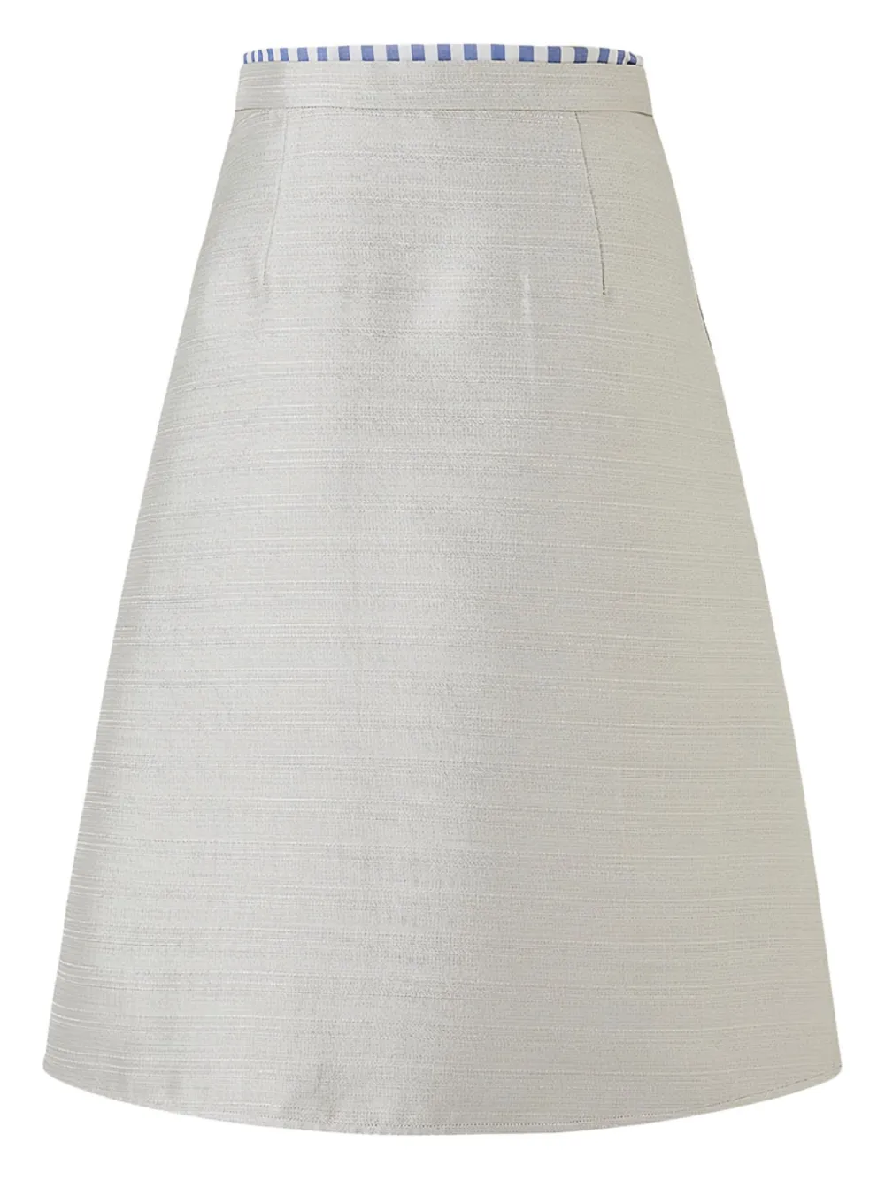 HUI MILANO pleated long skirt - Beige
