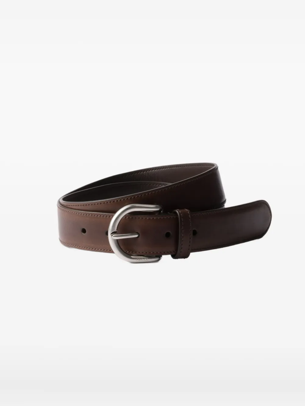 Prada cinturón con hebilla | marrón | Image 1