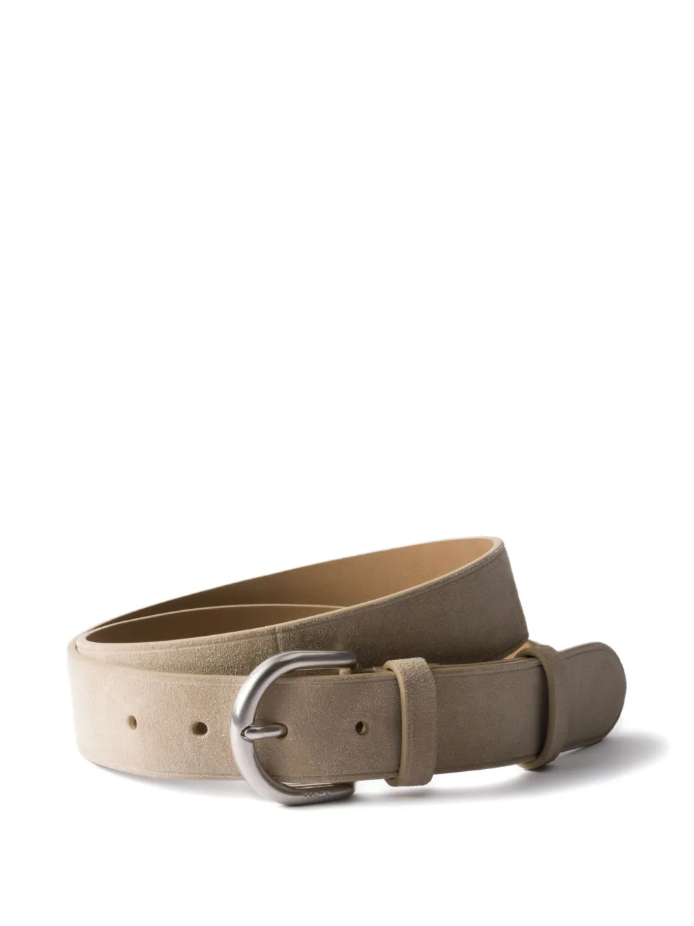 Prada cinturón de gamuza con hebilla | neutro | Image 1