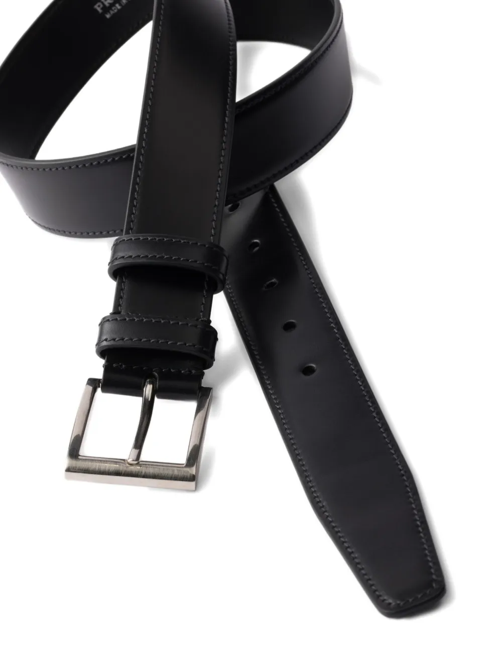 Prada leather belt - Zwart