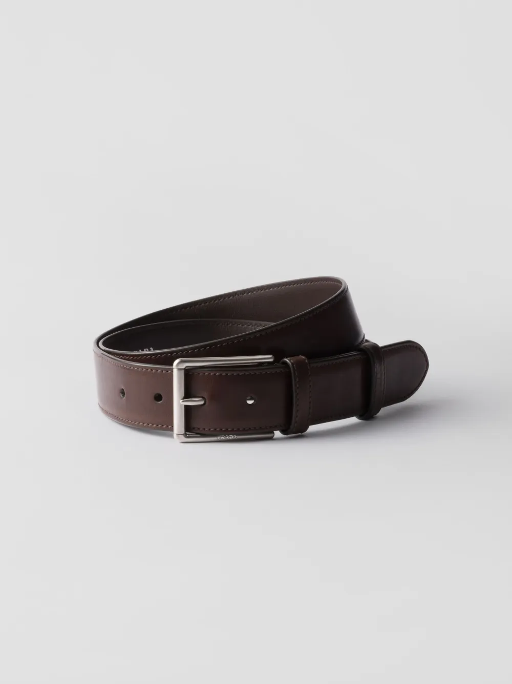 Prada leather belt - Bruin
