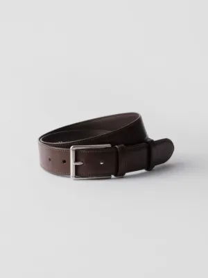 C286/PRADA プラダ ベルト ブラウン レザー ビジネス C286/PRADA プラダ ベルト ブラウン レザー ビジネス ブラウン