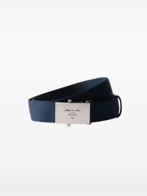Prada logo-tape belt