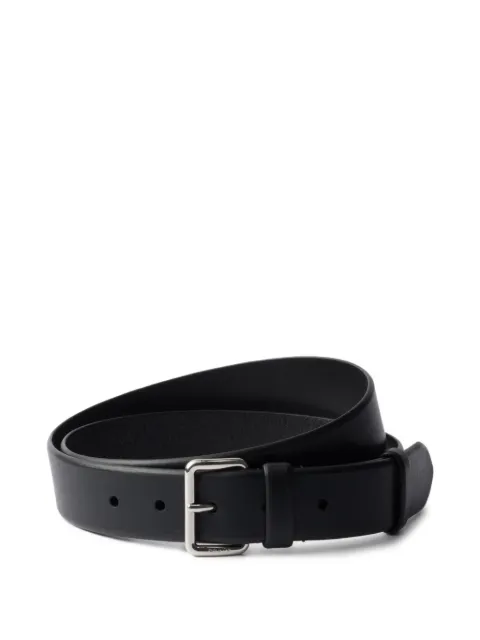 Prada leather buckle belt