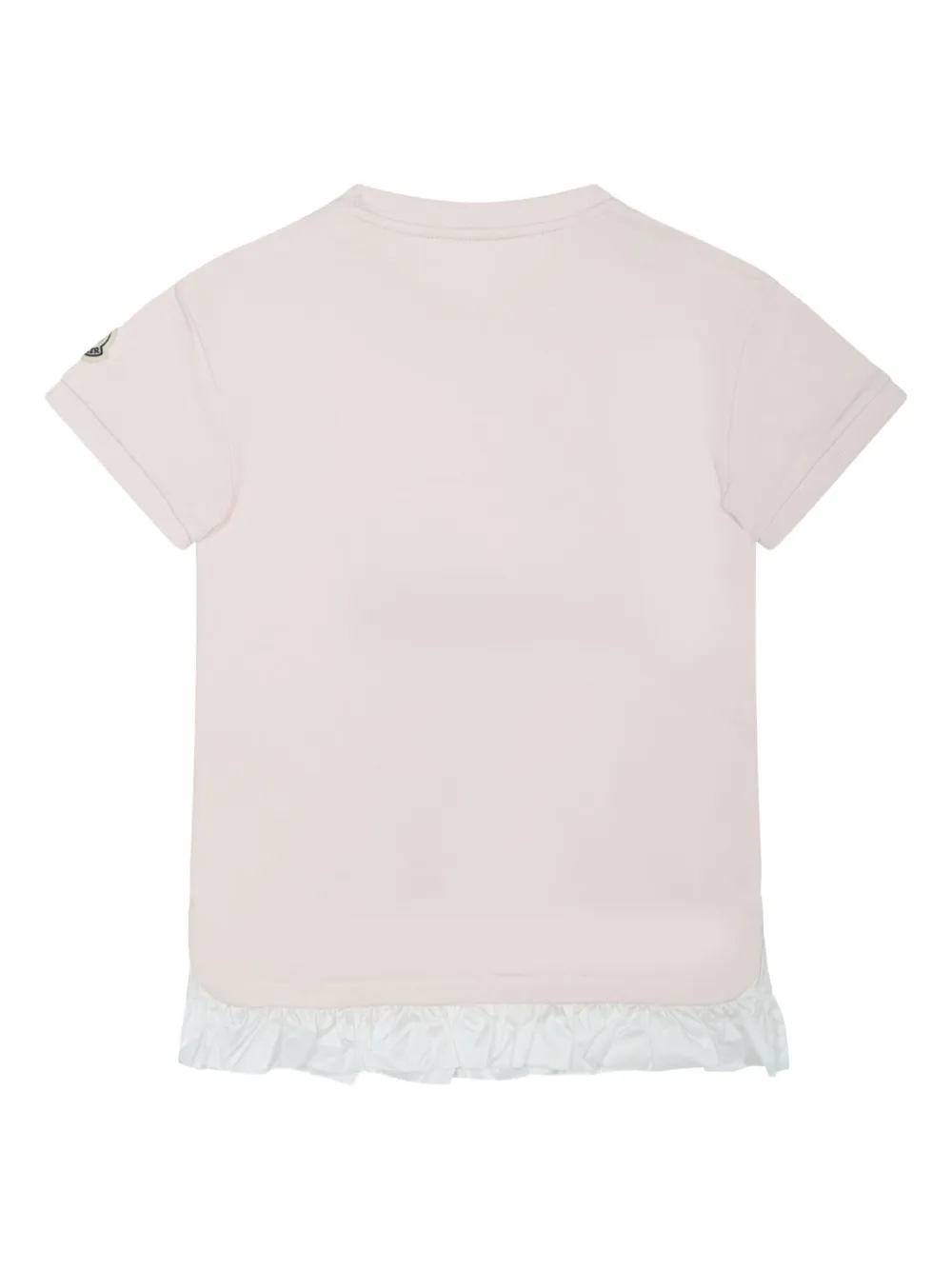 Moncler Enfant cotton dress - Roze