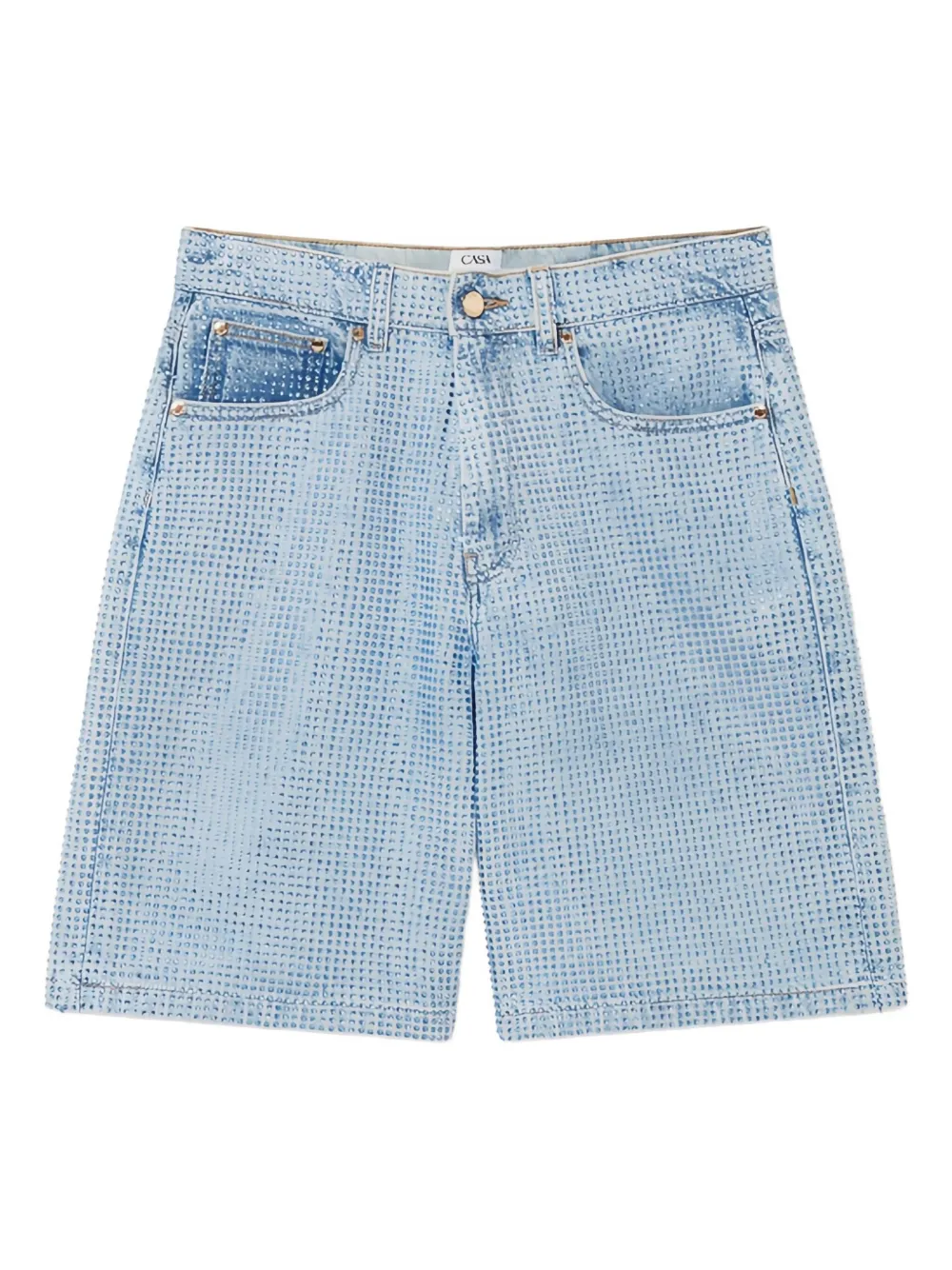 Casablanca Katoenen spijkershorts Blauw
