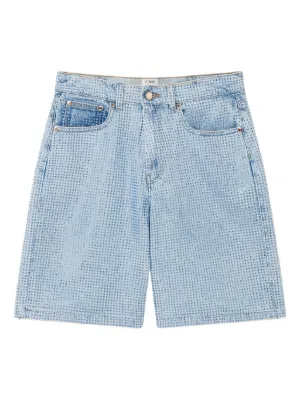 ショートパンツ CASABLANCA Women Shorts  Burmudas 420111 WS25 TR 280 BLUE CASABLANCA | Blue Women's Shorts & Bermuda | YOOX