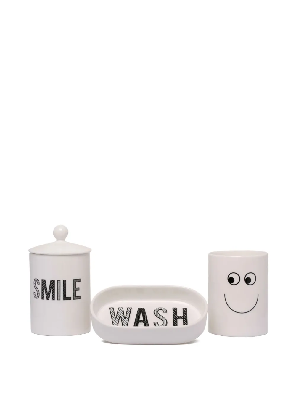 Anya Hindmarch Eyes bathroom set | White | Image 1
