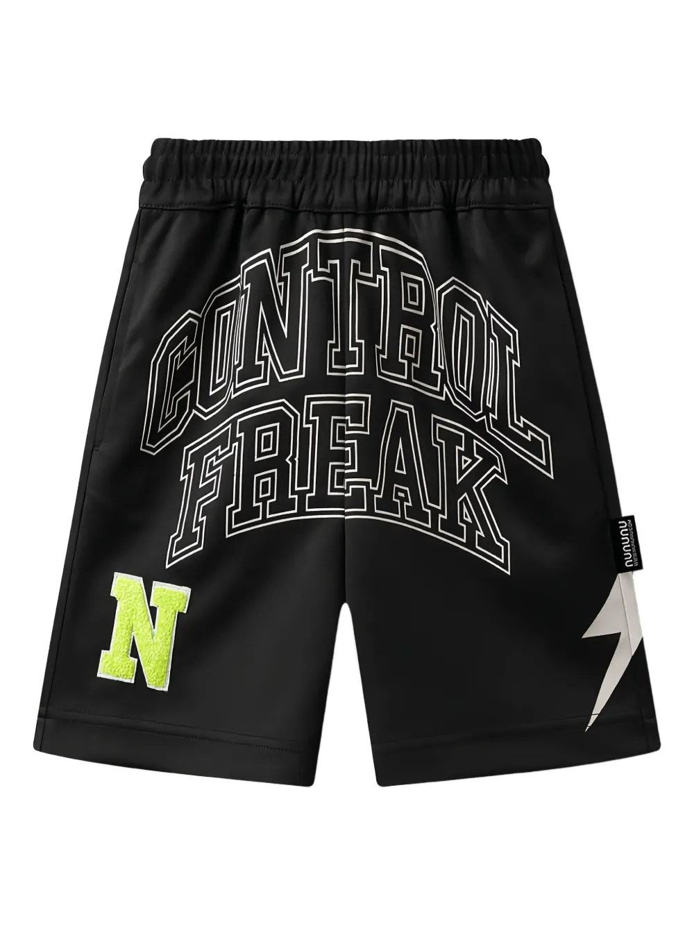 Nununu graphic-print shorts | Black | Image 1